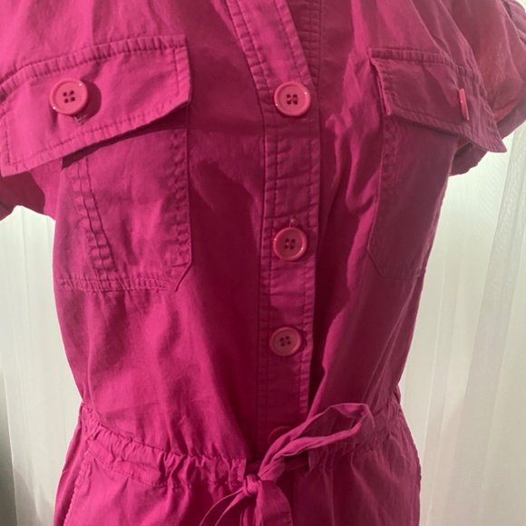 Deluc Jumpsuit Pink Cotton size Small - Picture 3 of 6